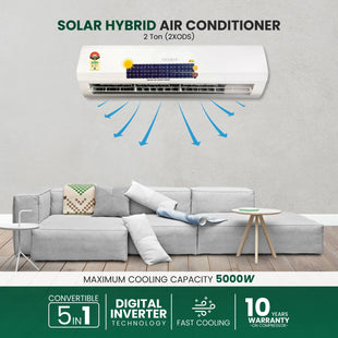 Solar Hybrid Air Conditioner 2 Ton (2XODS)