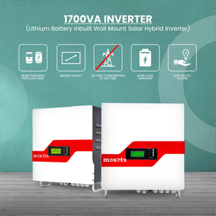 Solar Hybrid Inverter | 150 AH Lithium Battery Inbuilt 1700 VA Solar Hybrid Lithium Inverter