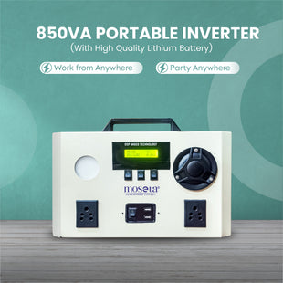 Portalble inverter cum Power station with lithium  5 year battery/ solar enabled / compact , made for heavy load