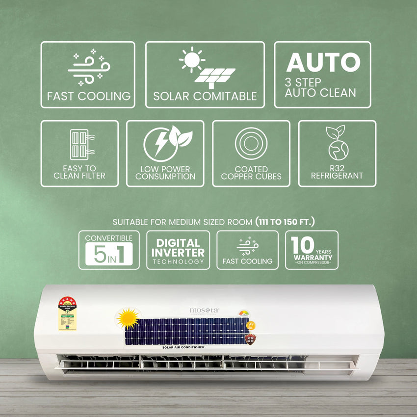 Solar Hybrid Air Conditioner 2.5 Ton (3XODS)